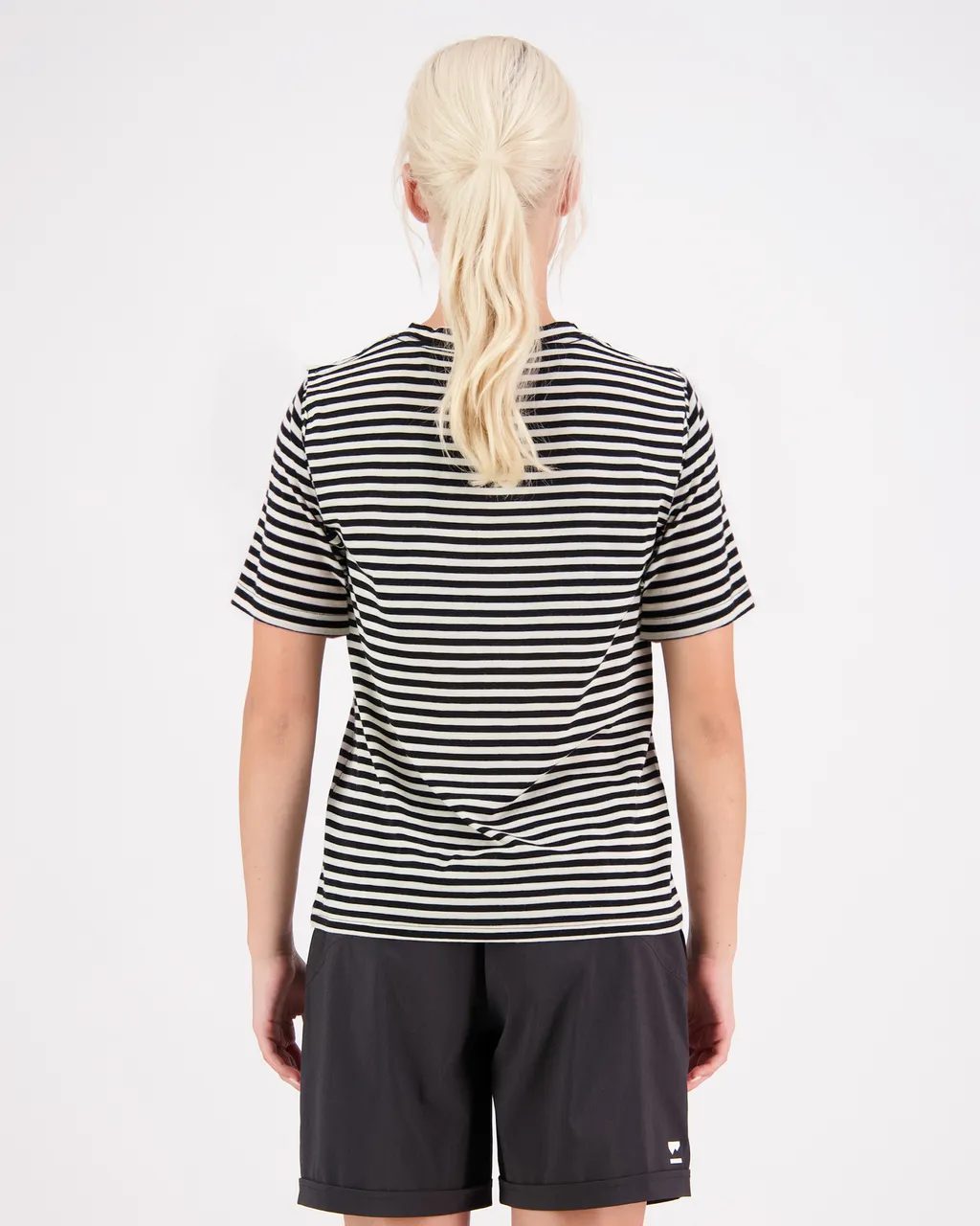 100447-1227-676-102 Womens Icon Merino T-Shirt MR Stripe