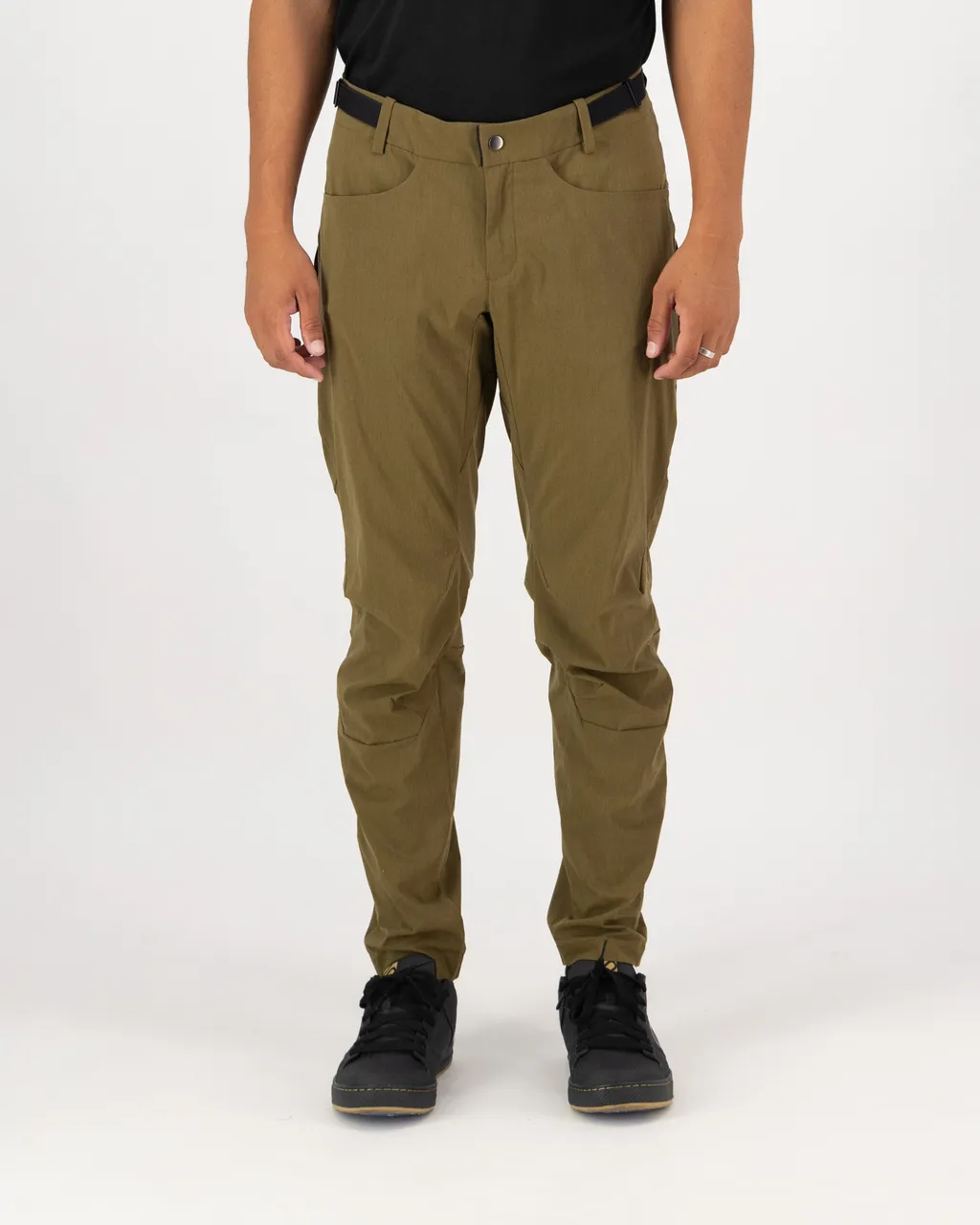 100771-1165-299-101 Mens Diversion Merino Trail Pants Dark Olive