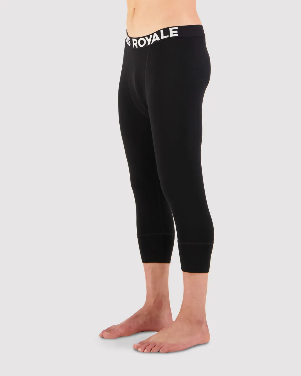 100501-1169-001-101 Mens Cascade Merino Base Layer 3/4 Legging Black