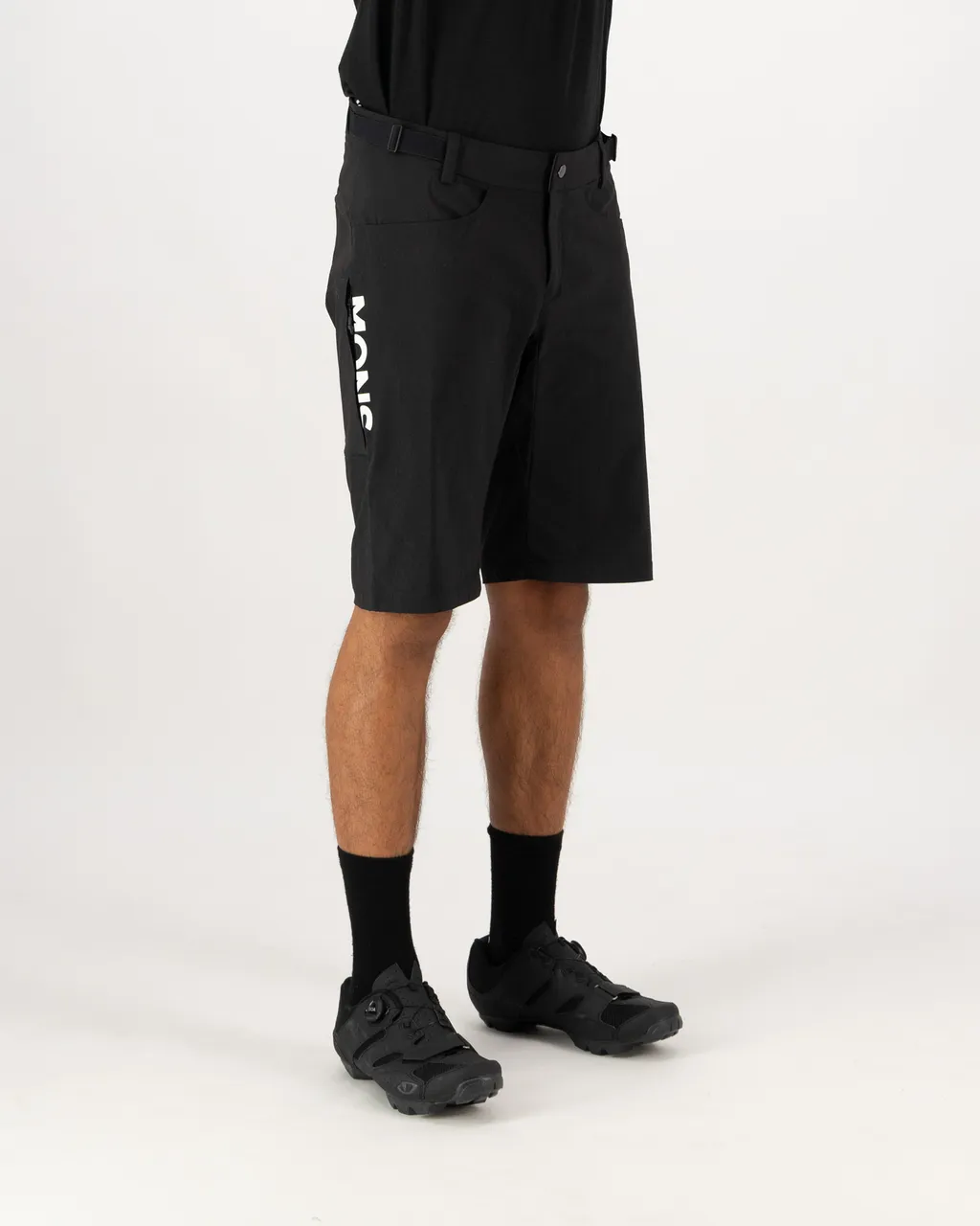 100773-1165-001-101 Mens Diversion Merino Trail Shorts Black
