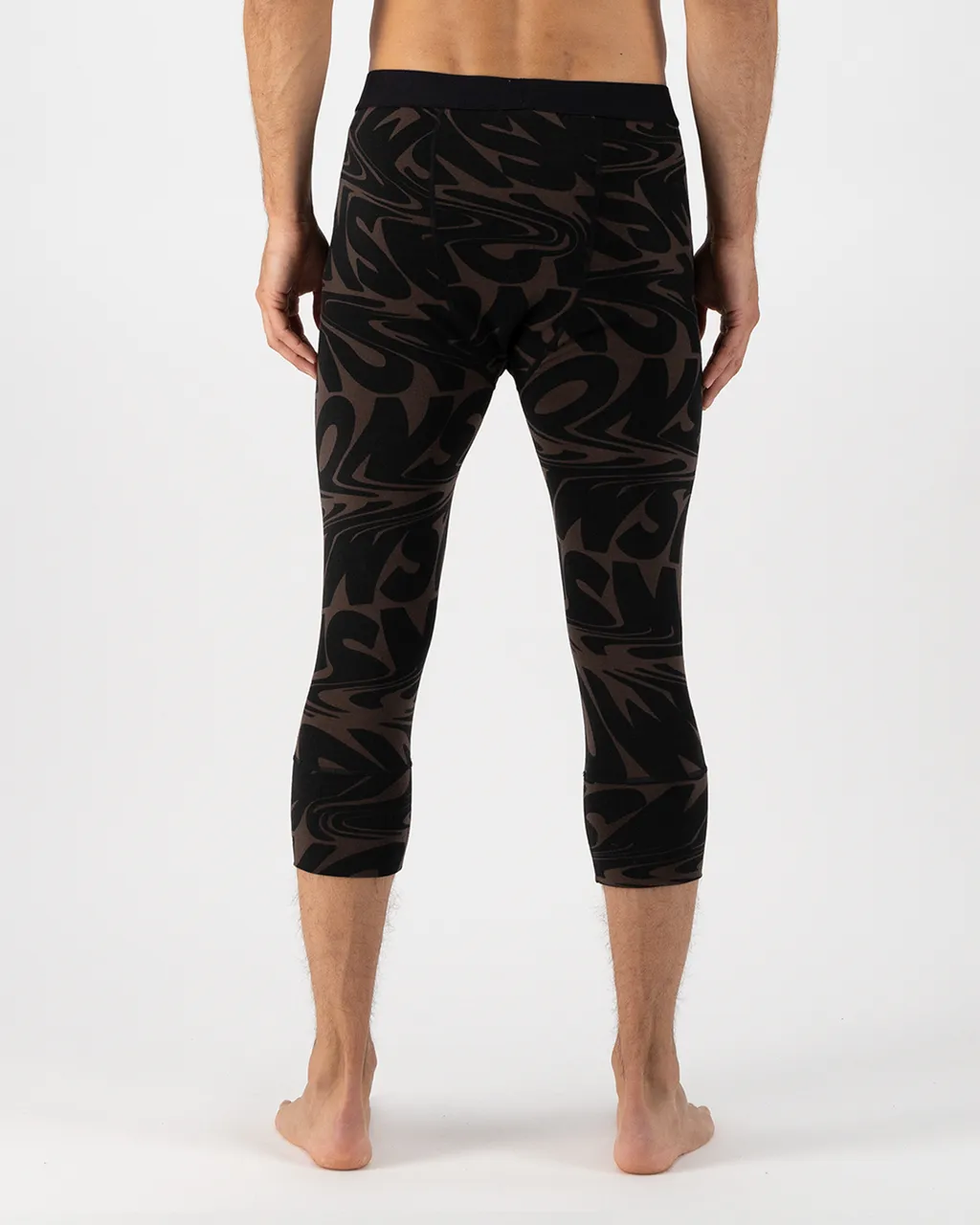 100501-2169-810-102 Mens Cascade Merino Base Layer 3/4 Legging Signal Lost Cedar