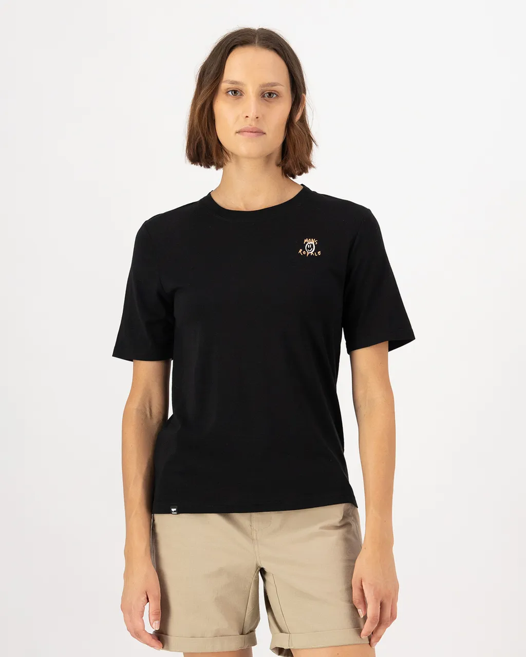 100447-1261-001-101 Womens Icon Merino T-Shirt Black