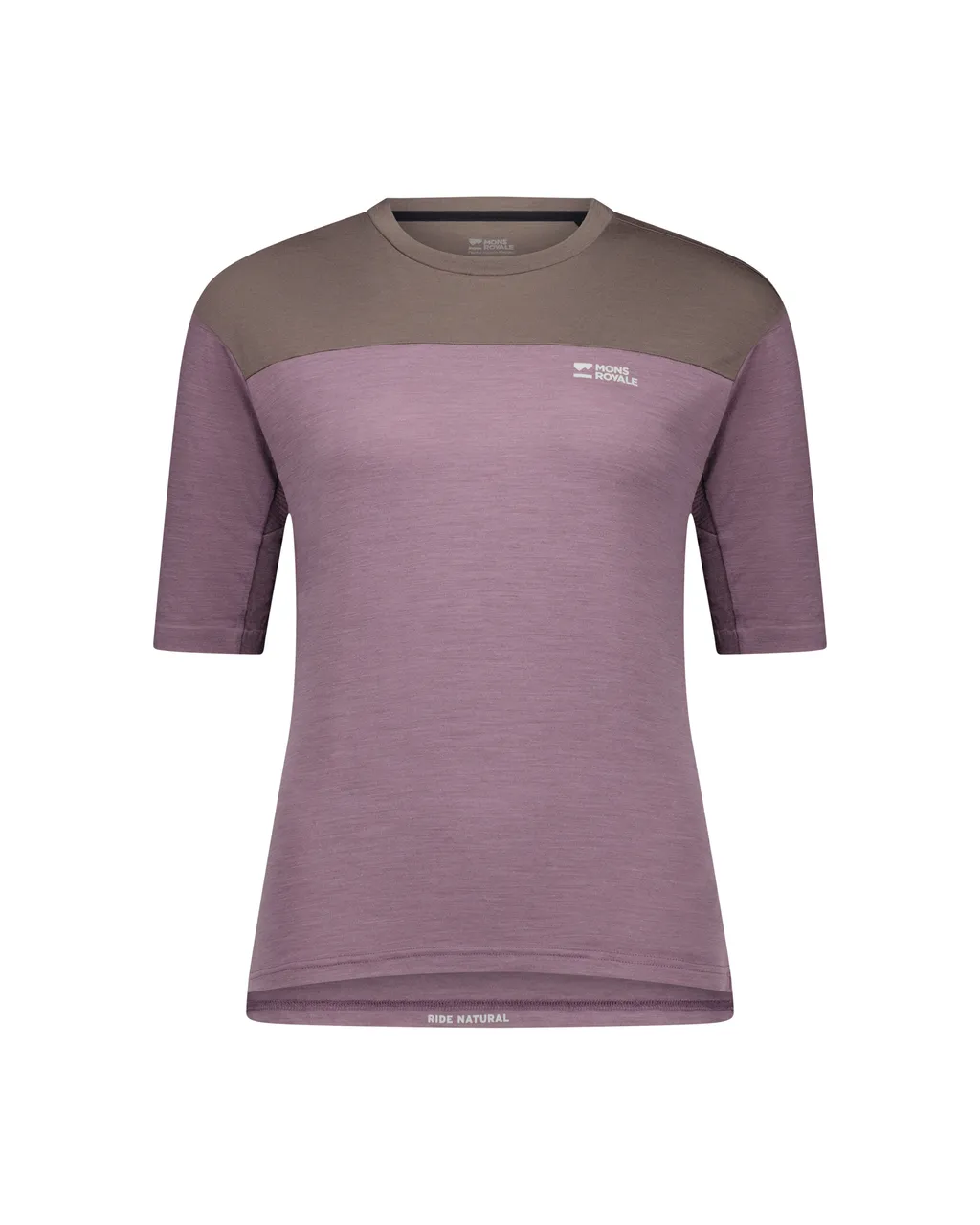 100736-1171-892-201 Womens Diversion Merino Bike Jersey Short Sleeve Mauve / Iron