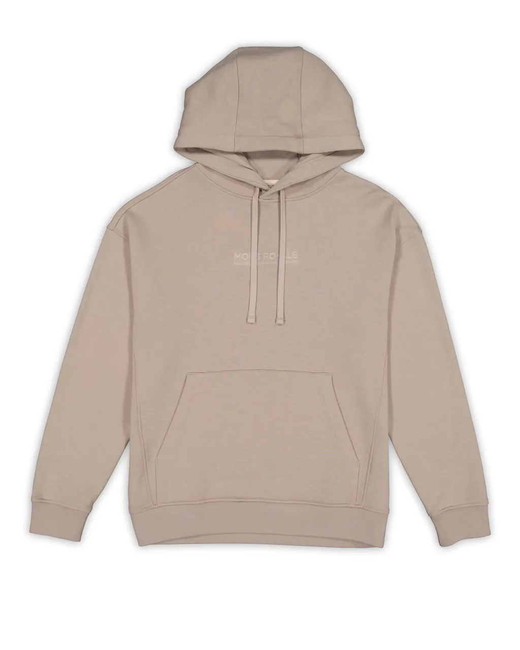 100678-1246-804-201 Unisex Verdant Merino Organic Cotton Hoody Taupe