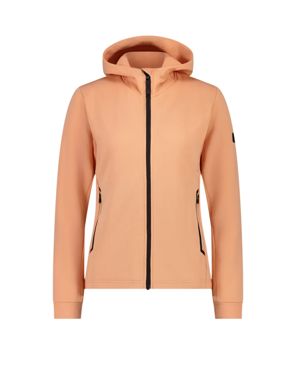 100601-1220-805-201 Womens Arcadia Merino Fleece Hoody Melon