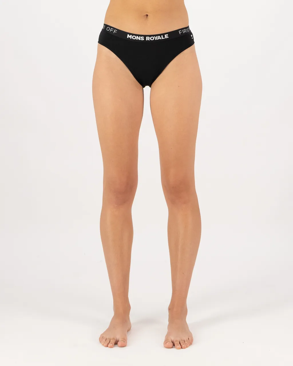 100786-1169-001-101 Womens Folo Merino Briefs Black