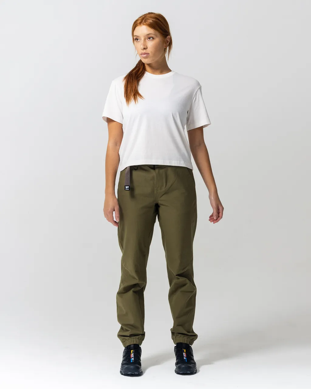 100776-1274-299-601 Womens Escapade Pants Dark Olive