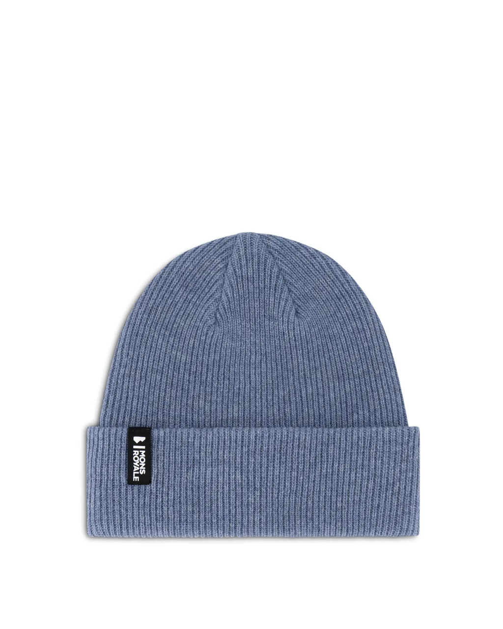 100641-1165-208-201 Unisex Chunky Logger Merino Beanie Dark Denim