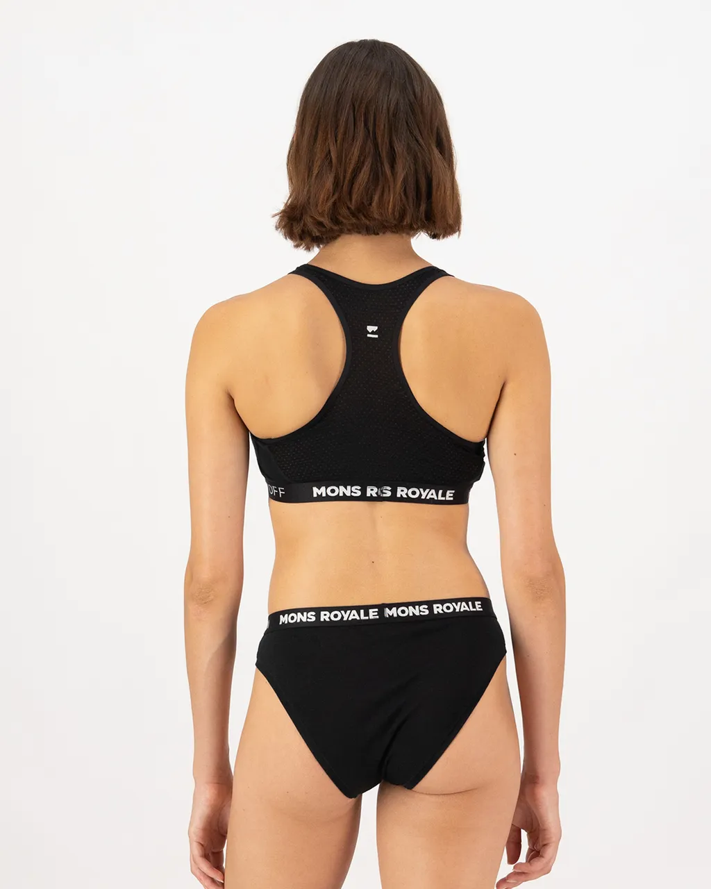 100167-1169-001-102 Womens Sierra Merino Sports Bra Black