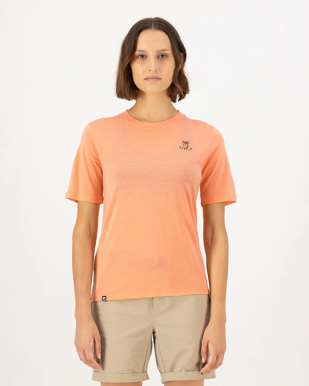 100447-1261-797-101 Womens Icon Merino T-Shirt Punch
