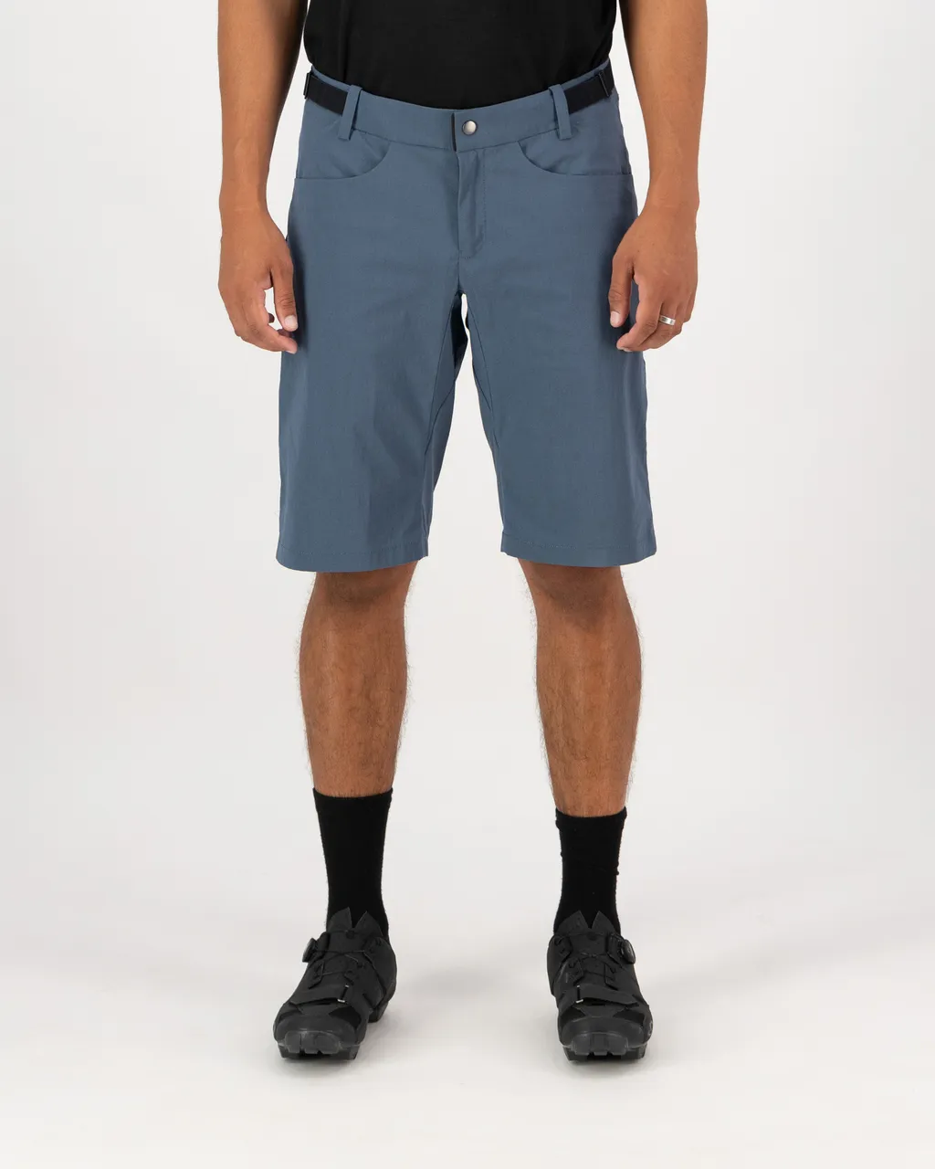 100773-1165-878-101 Mens Diversion Merino Trail Shorts Abyss