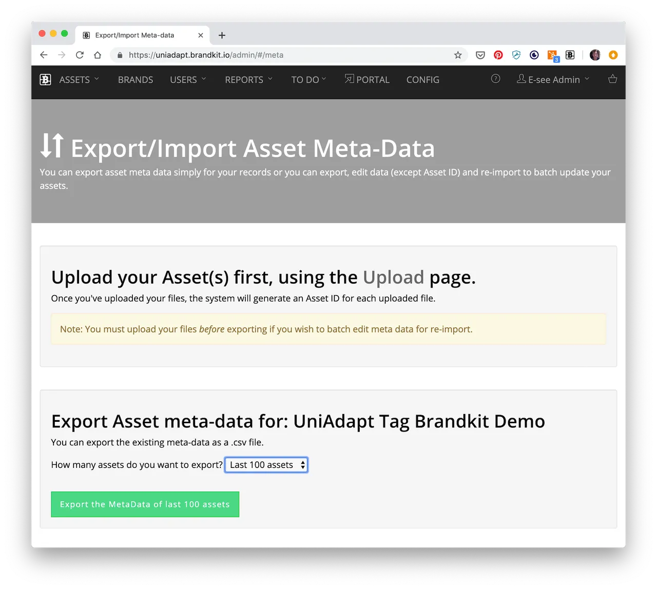 Brandkit HQ - bk-blog-metadata export improvements
