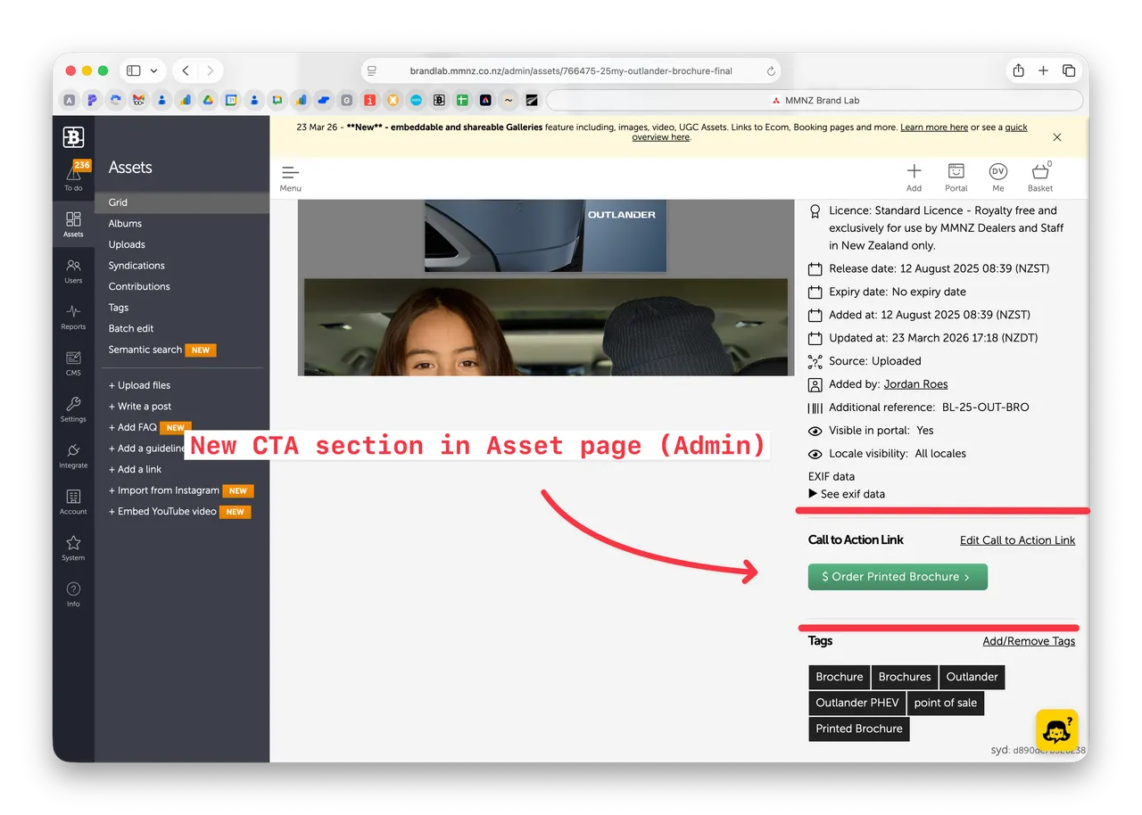 Brandkit new CTA section