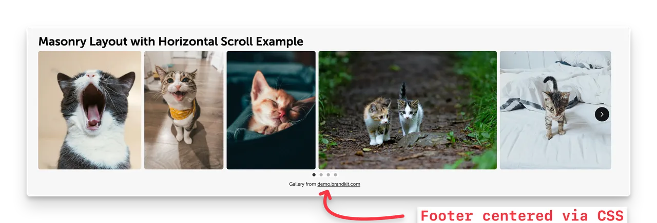 BK Gallery with Masonry and Hor scroll