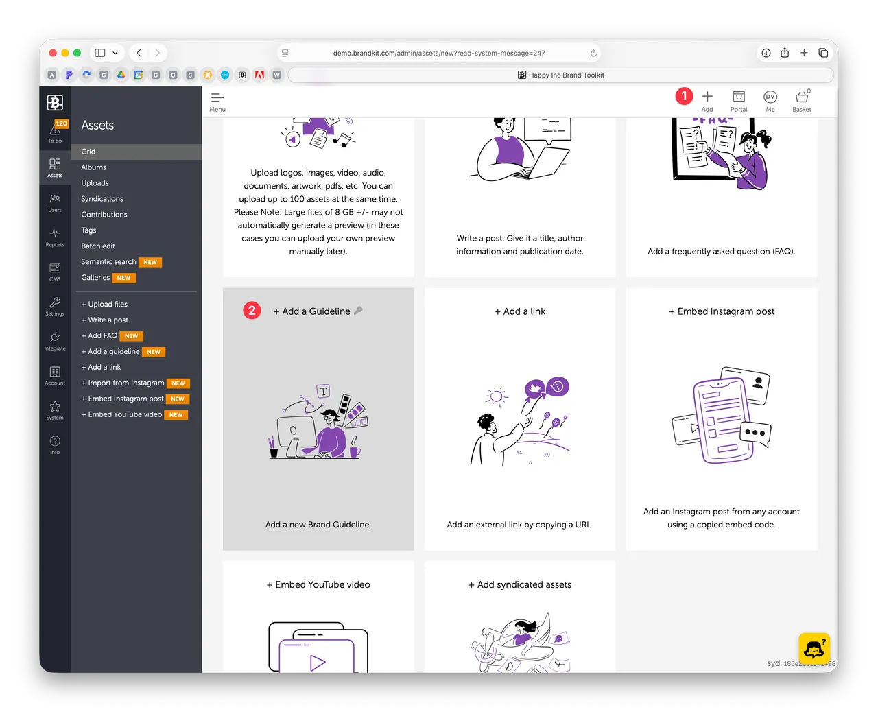 Brandkkt add a guideline 1