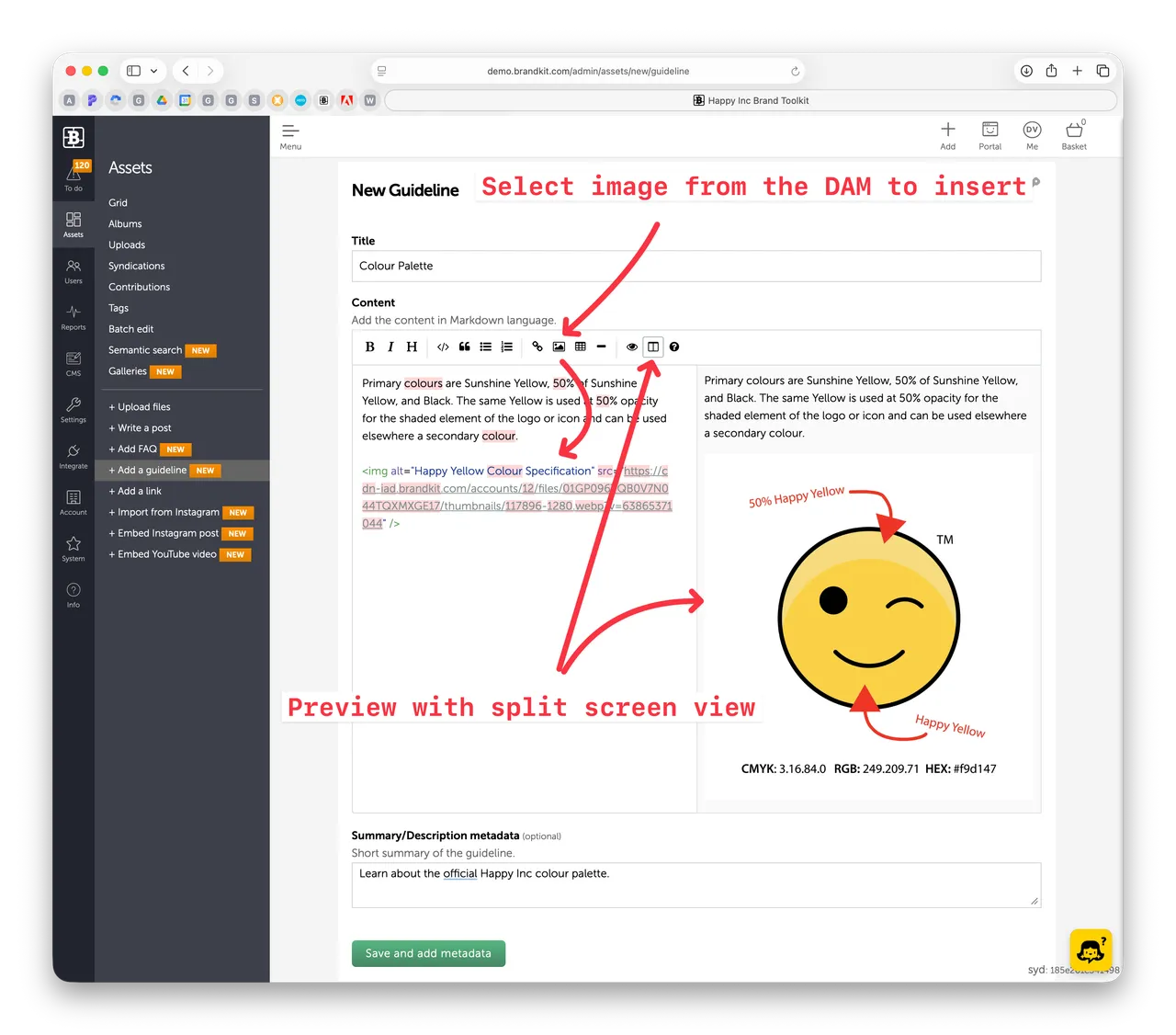 Brandkkt add a guideline 2