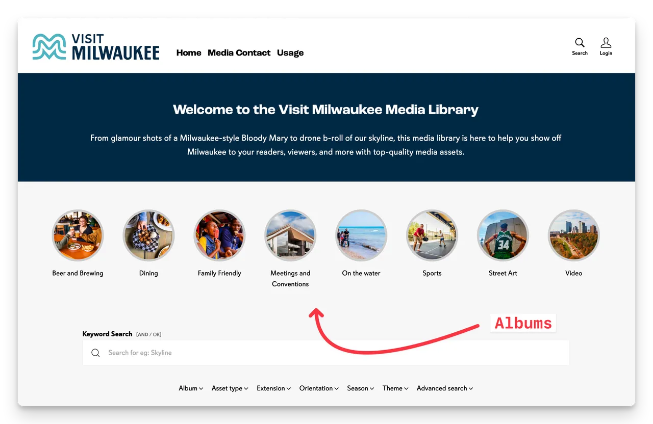 Brandkit Albums Example Milwaukee