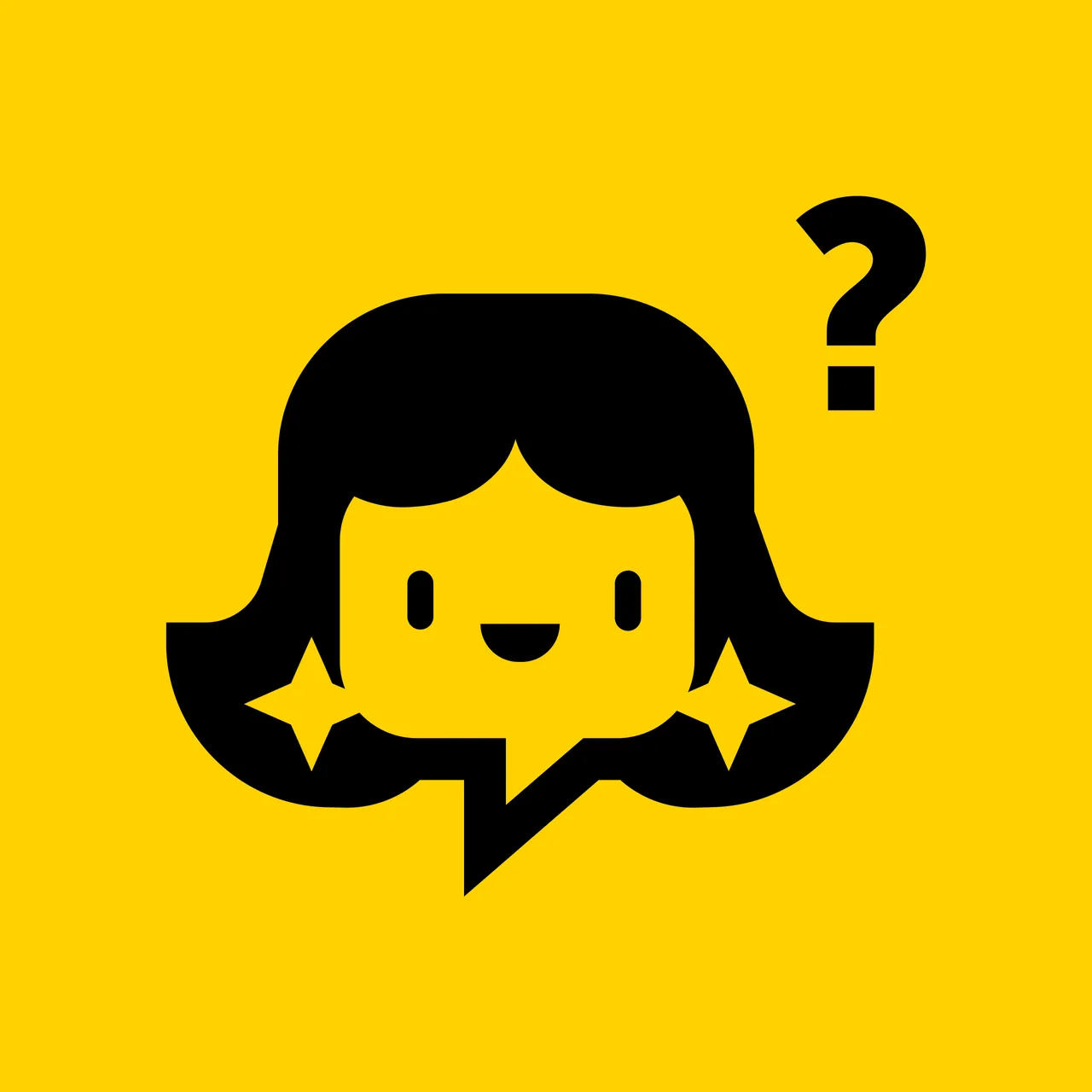 Brandkit HQ - Jem Icon Black on Yellow
