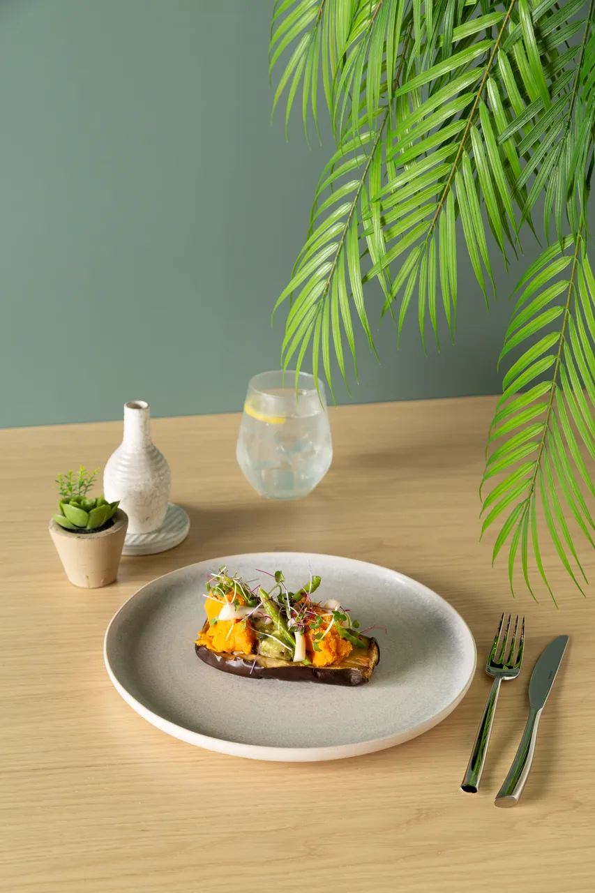 Kawakawa Roasted Aubergine