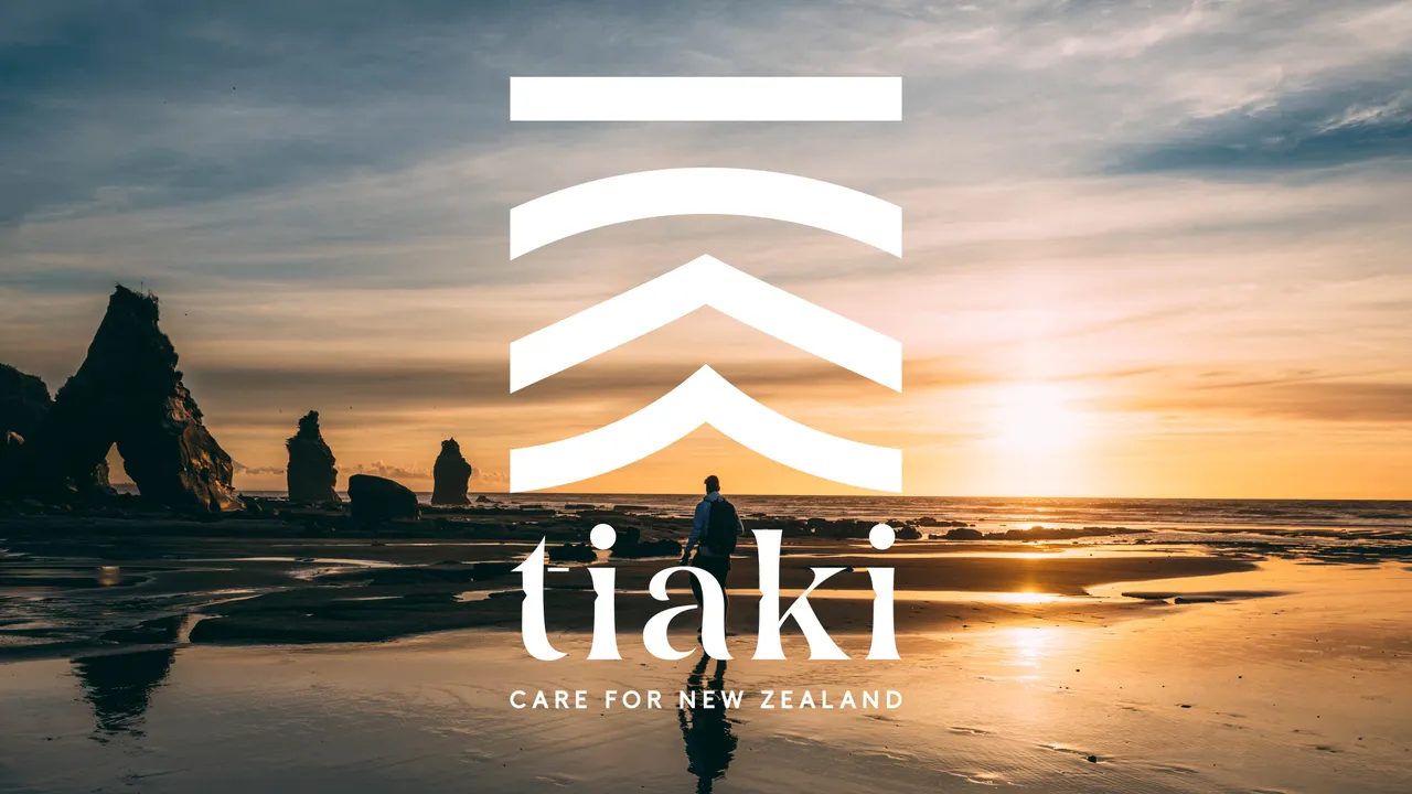 Tiaki Tohu with blue beach