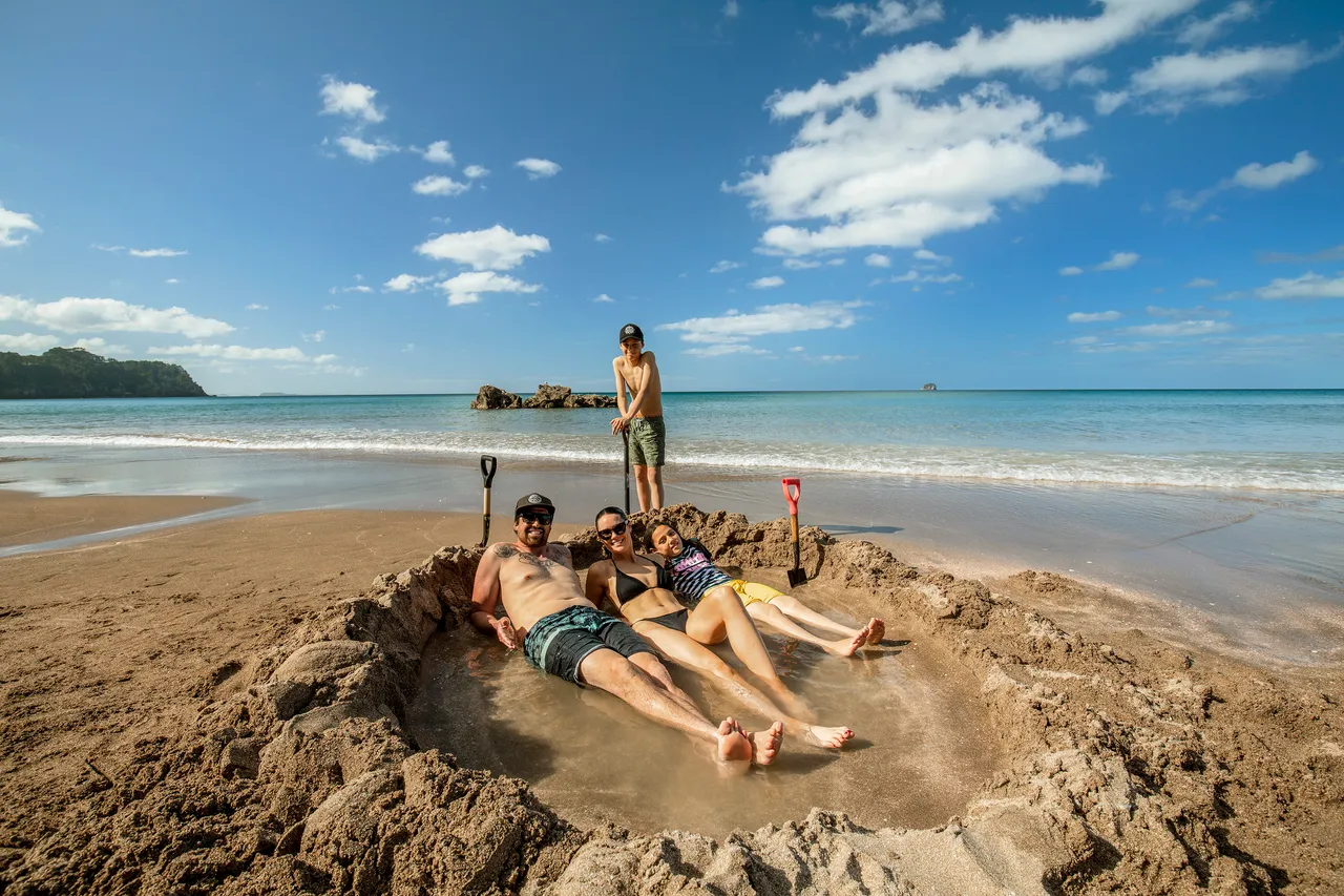 Hot Water Beach - The Coromandel