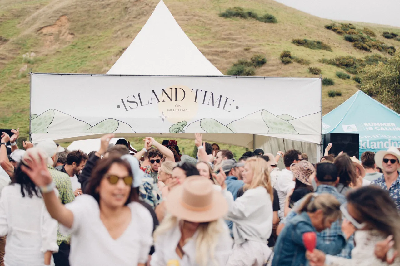 Crowd at Island Time festival