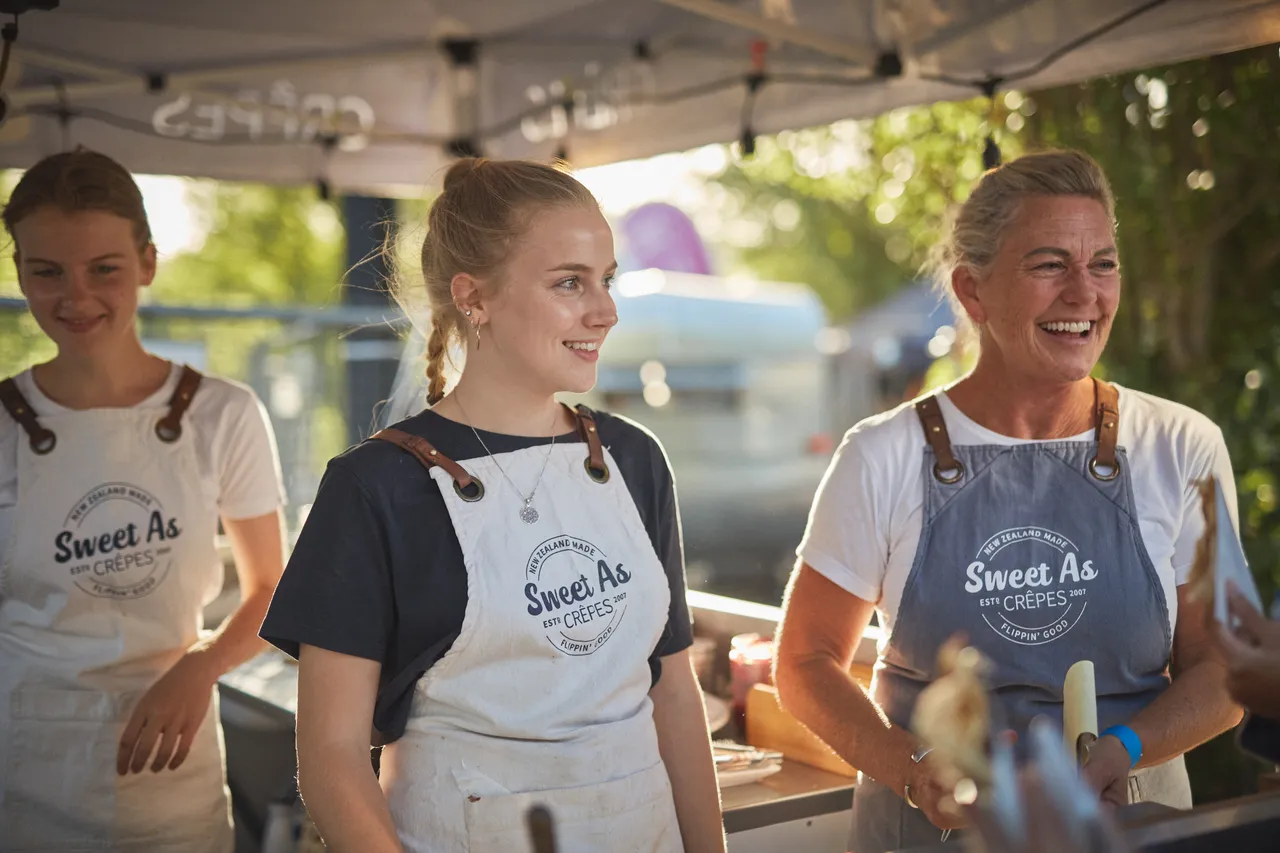 Team from Sweet As Crepes