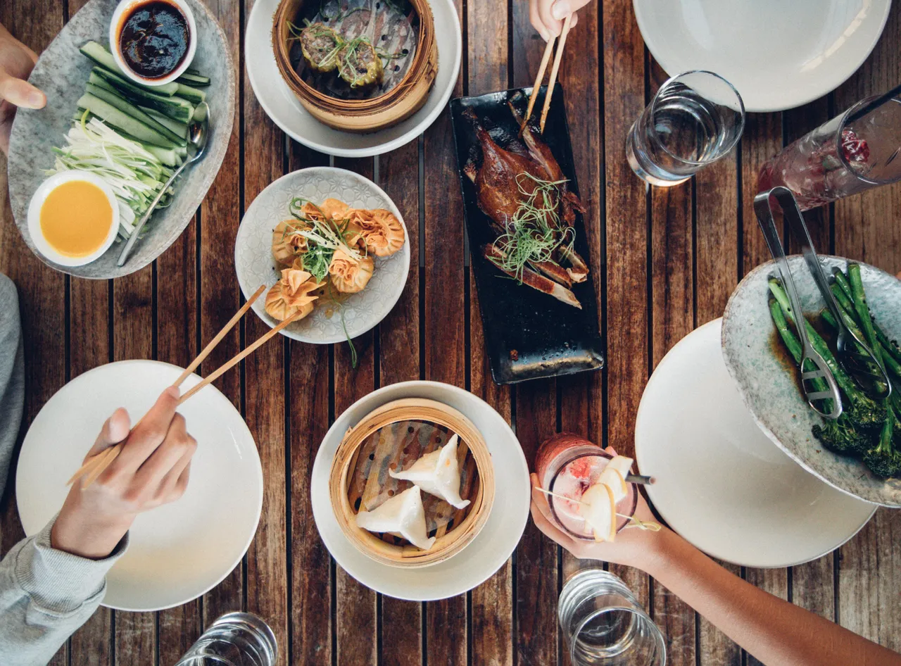 Close up of food at restaurant