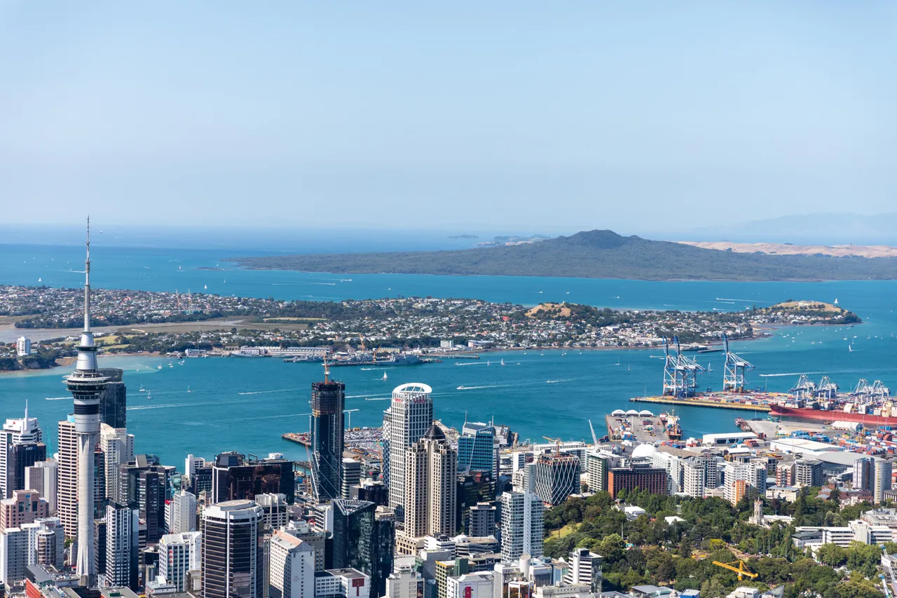 Auckland Cityscape and Harbour