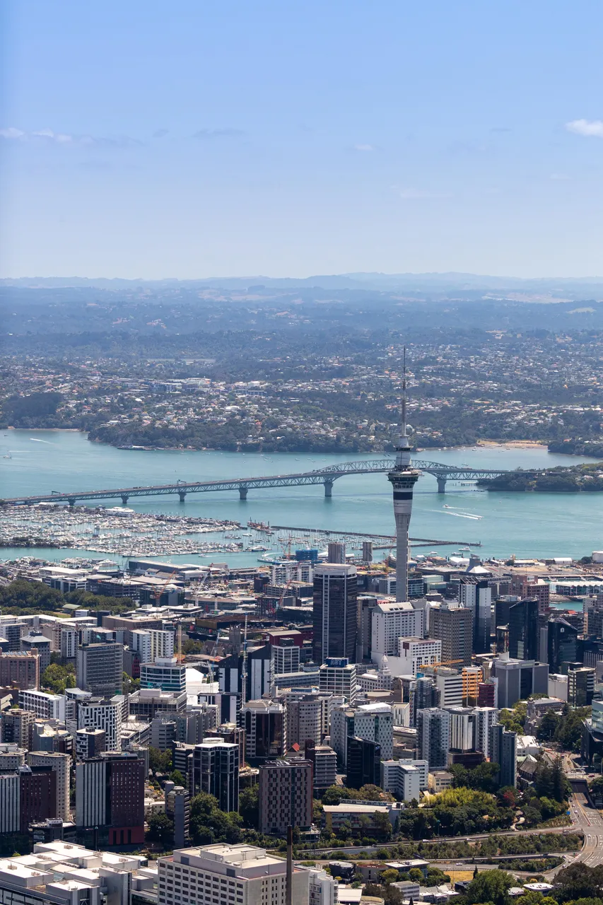 Auckland City and the Sky Tower