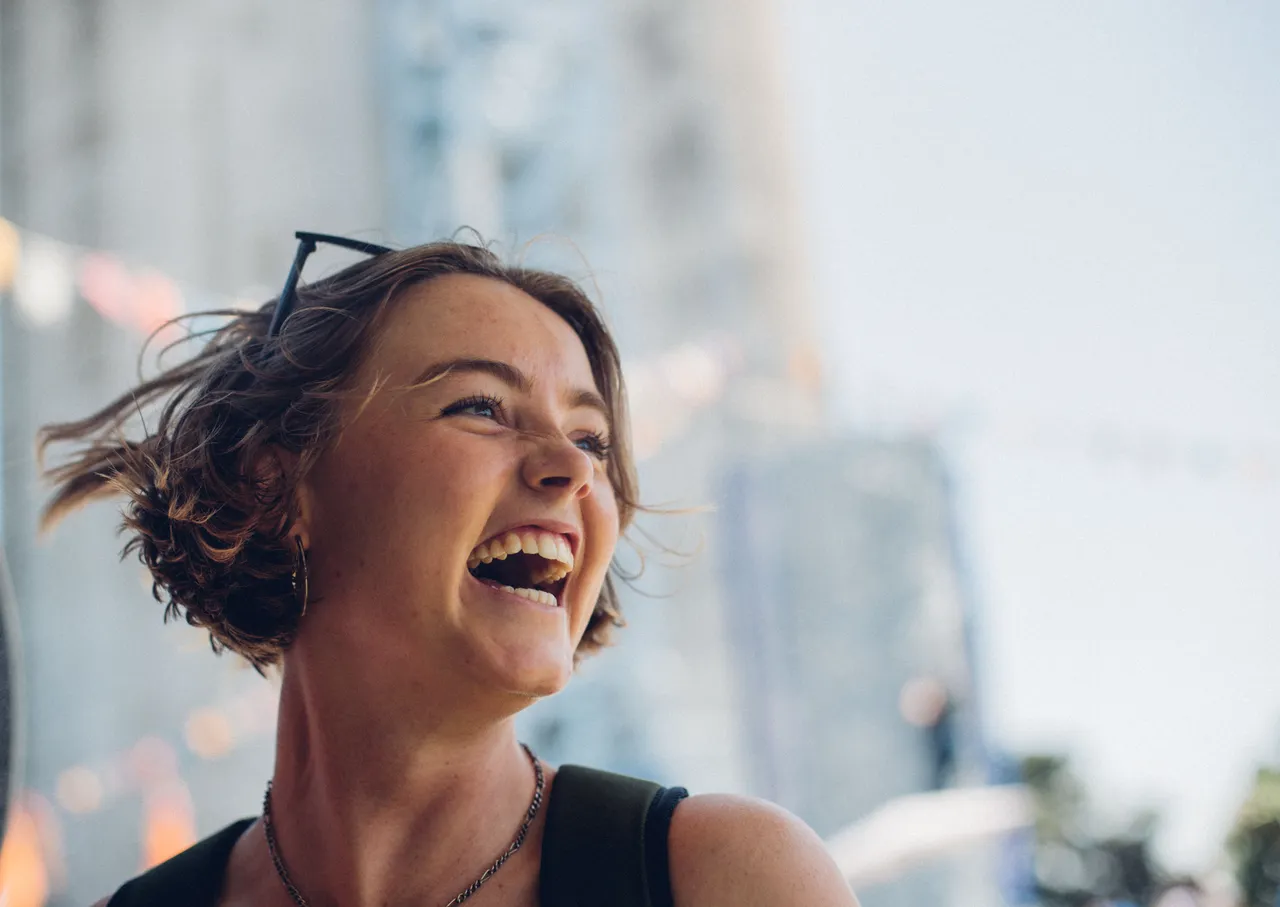 All smiles in Wynyard Quarter