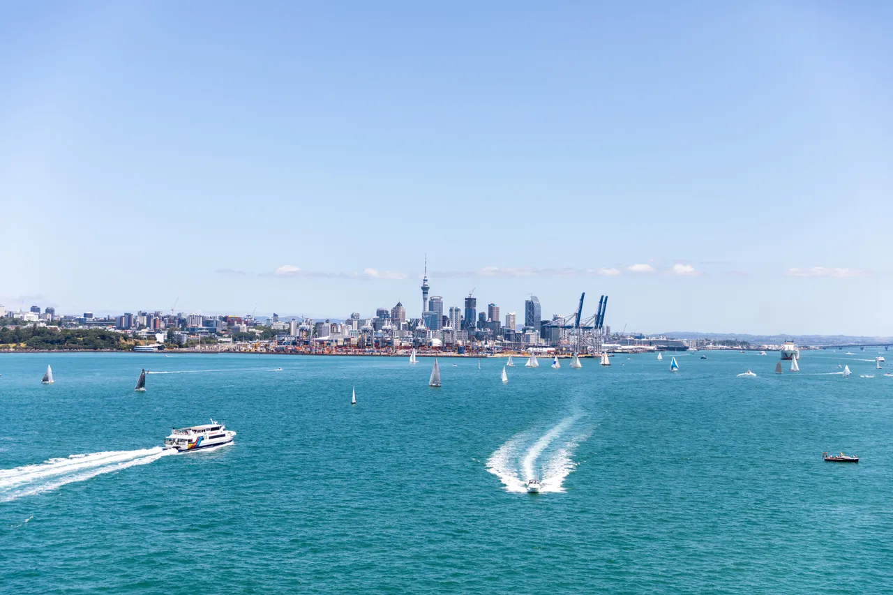 Auckland Harbour and City