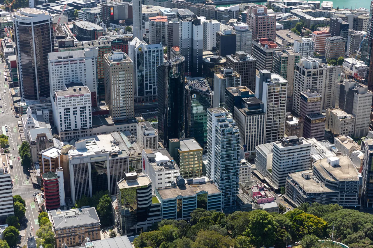 Office buildings of Auckland City