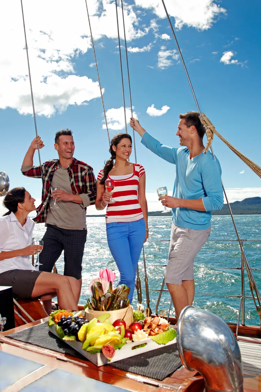 Sailing on the Haparanda, Hauraki Gulf