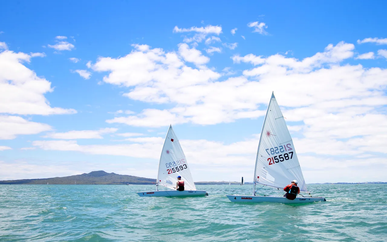 People sailing on Waitematā Harbour