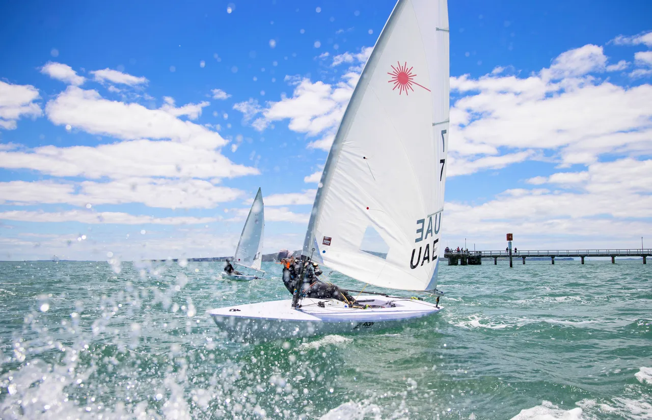 People sailing Flying 15's on Waitematā Harbour