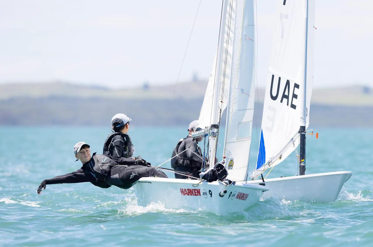 Youth crew sailing on the Waitematā Harbour 2