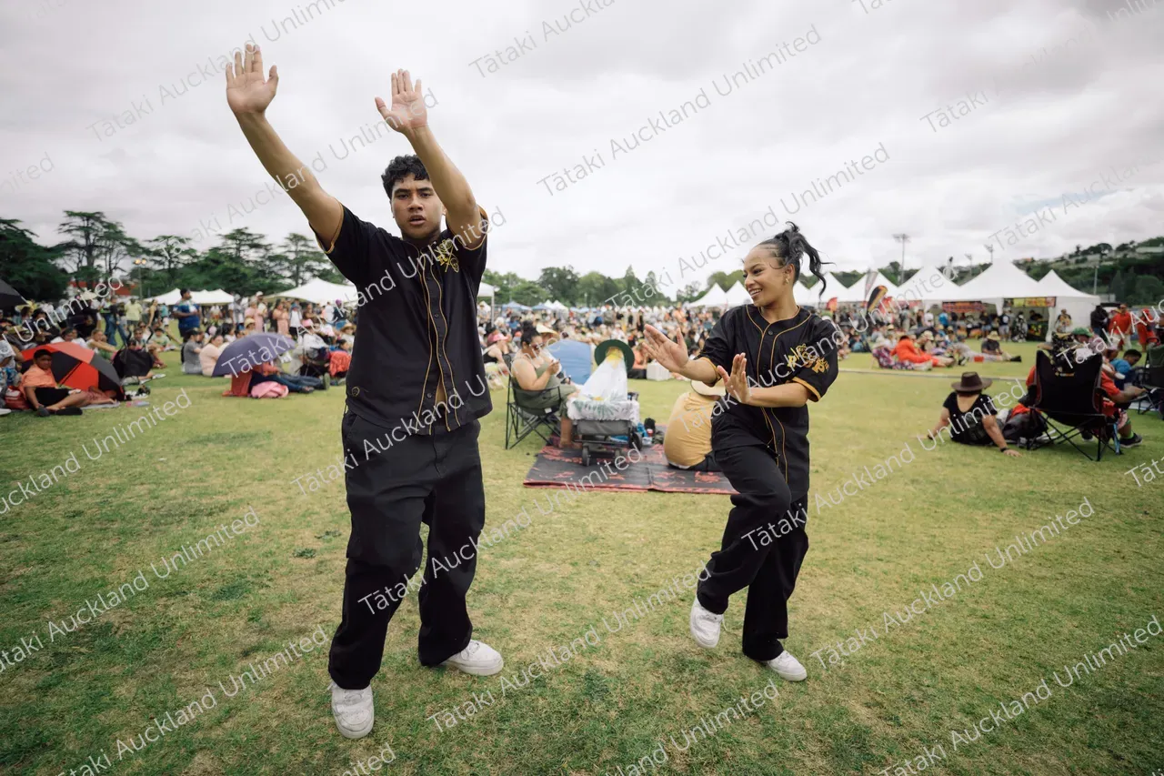 Crowd enjoys Pasifika Festival