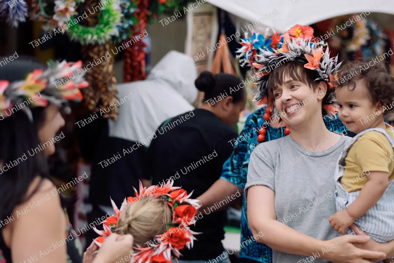 Family enjoys stalls at Pasifika Festival 7
