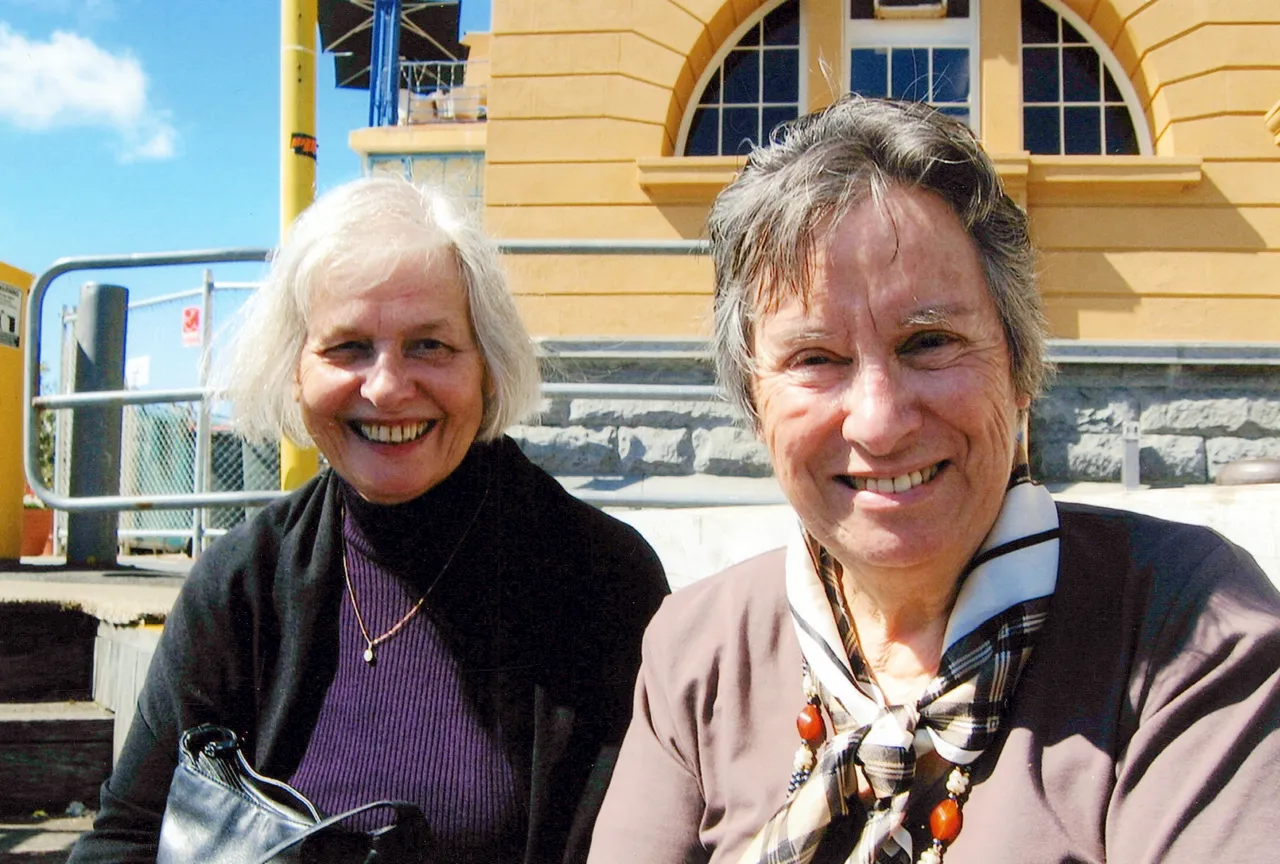 Sue and Jan Auckland Ferry Buidings_0001_a