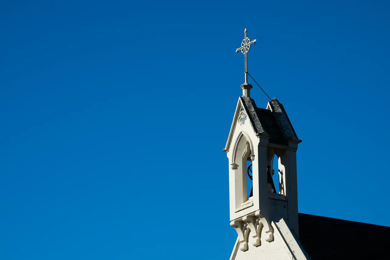 Church and blue sky
