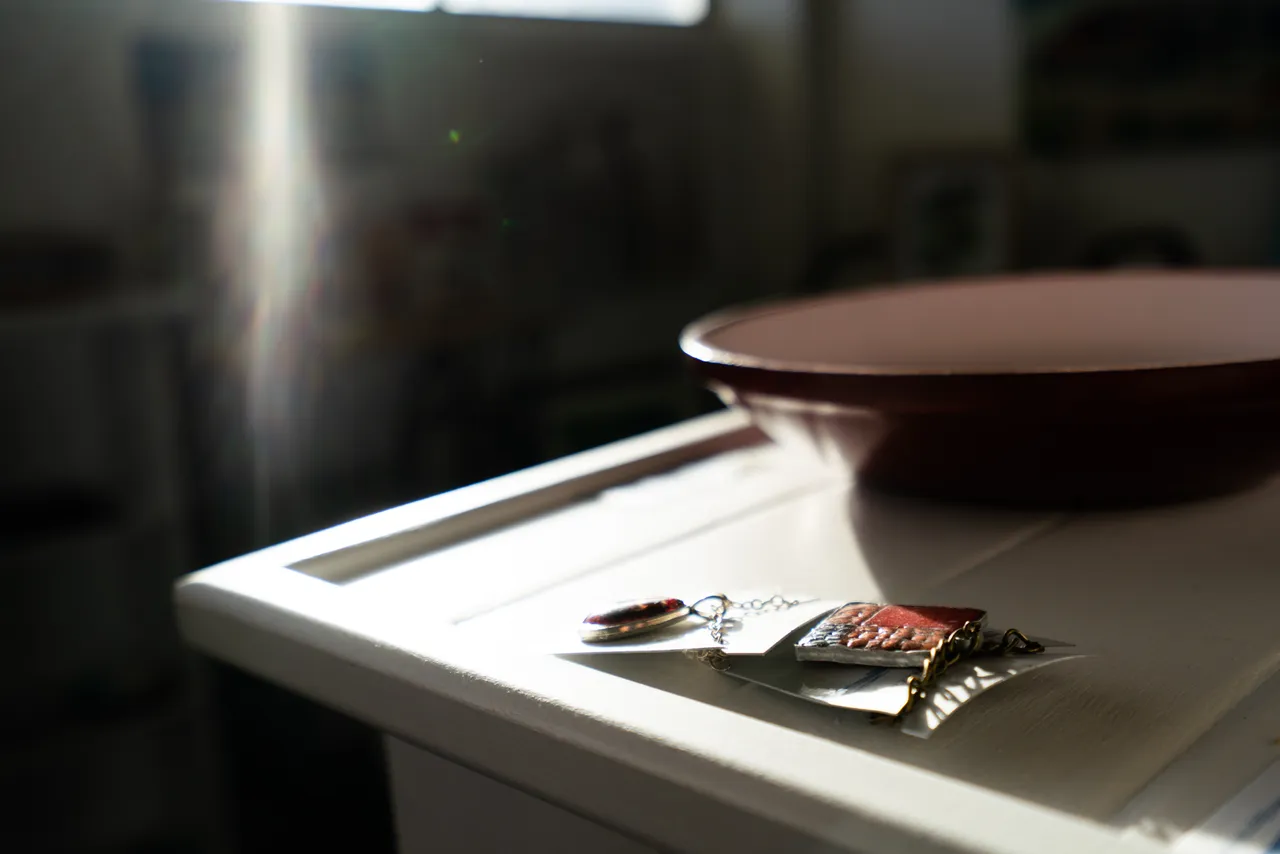 Bowl sitting on a table