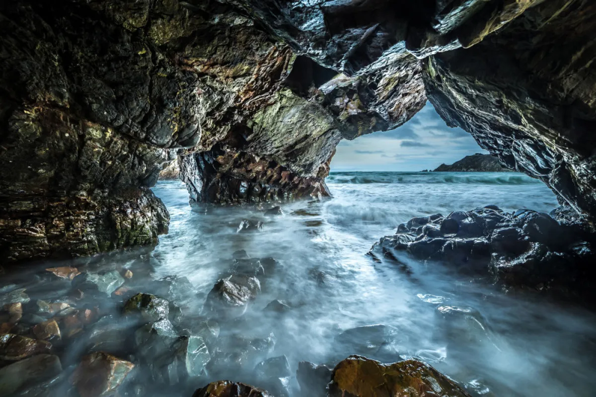 Rocks in the sea