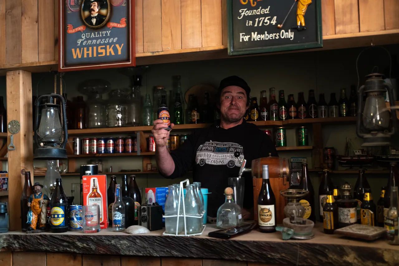 Dane Catherwood behind bar