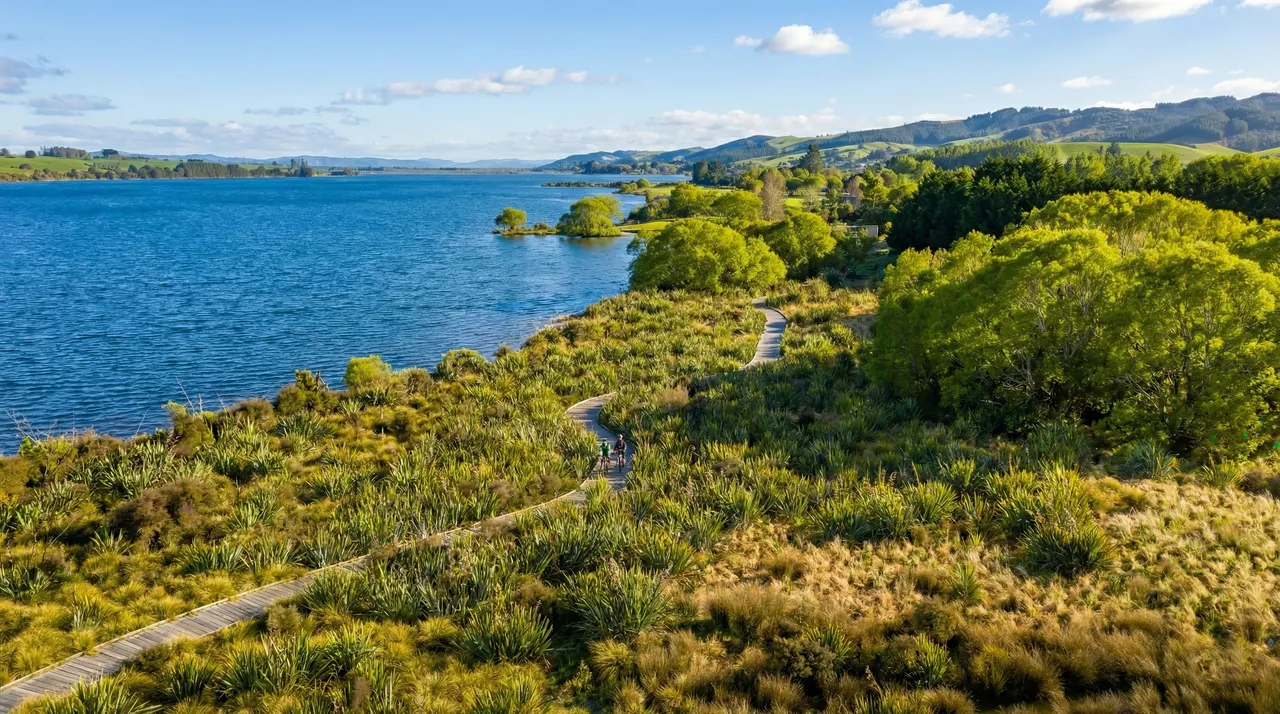 Clutha Gold Trail - Lake Waihola - Spring 2025 - credit Brook Sabin (7)