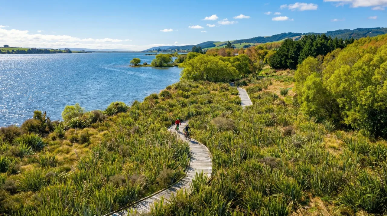 Clutha Gold Trail - Lake Waihola - Spring 2025 - credit Brook Sabin (6)