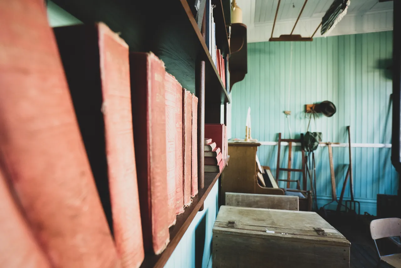 Interior of old building