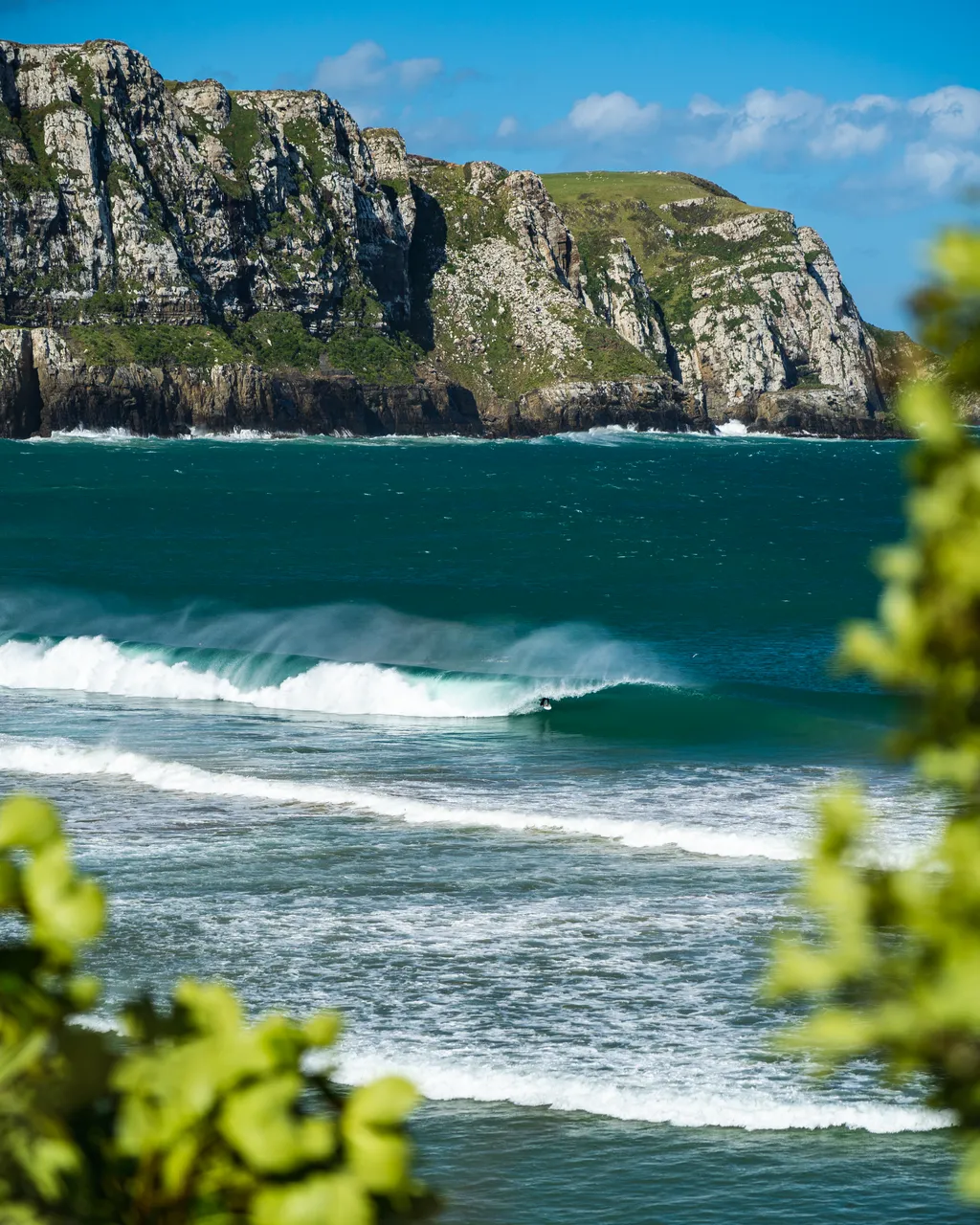 Sea and cliffs