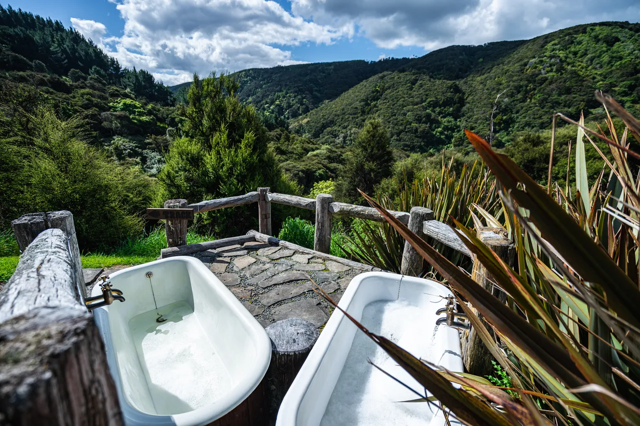 Bathtub outside