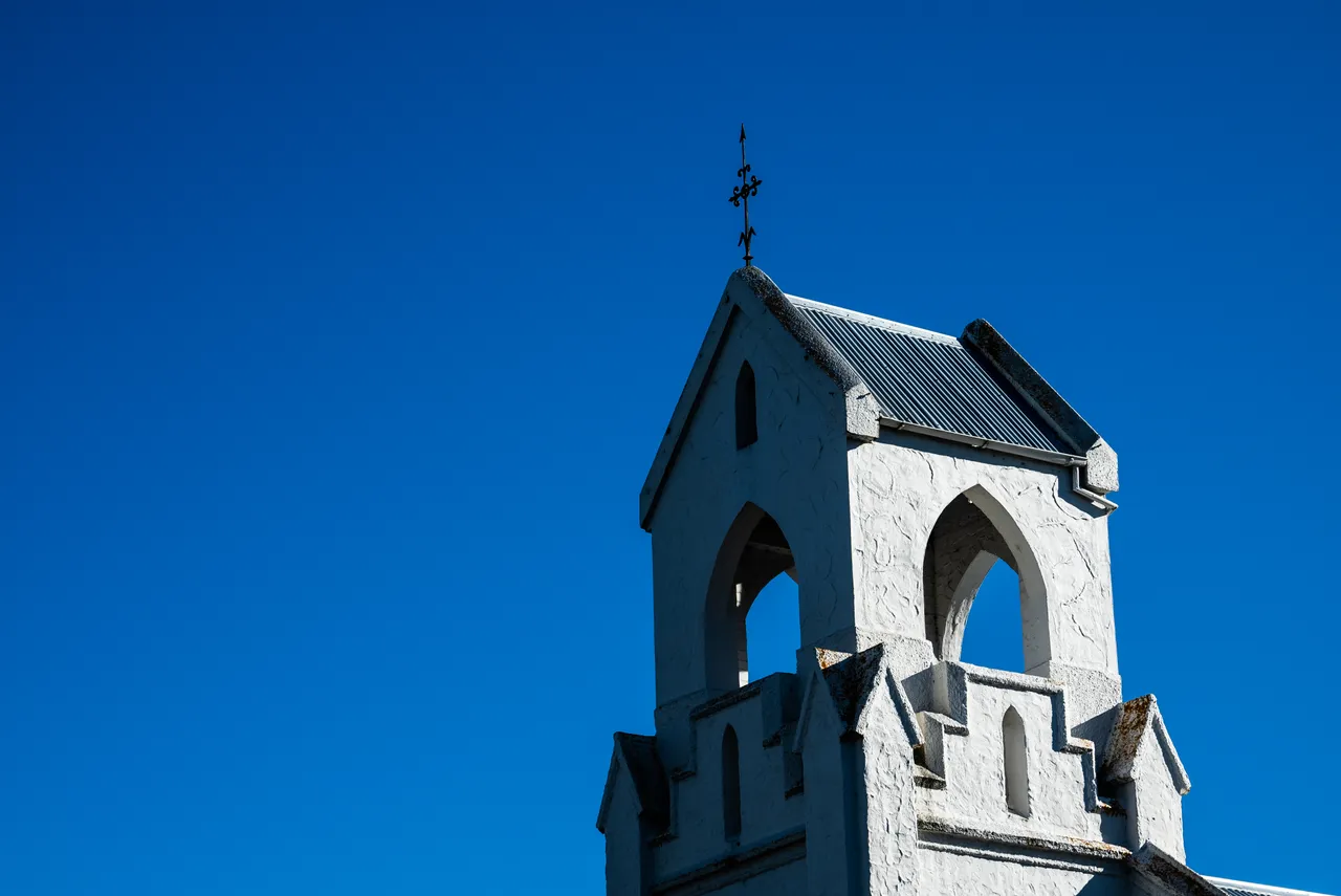 Church and blue sky